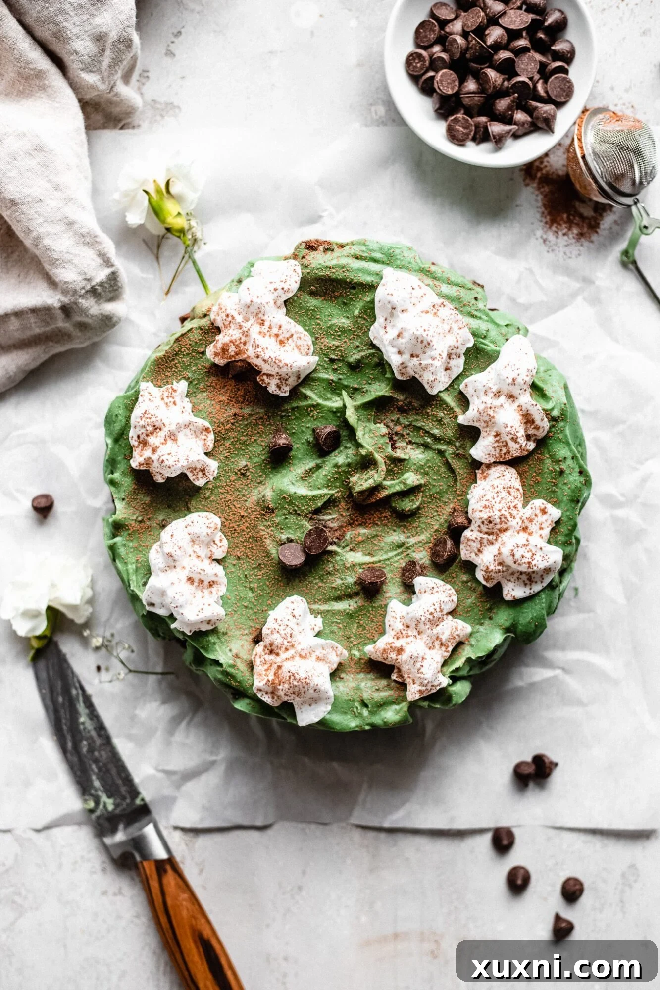 paleo vegan grasshopper pie