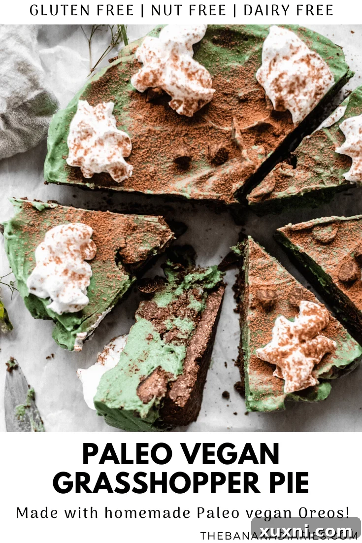 pinterest image for grasshopper pie