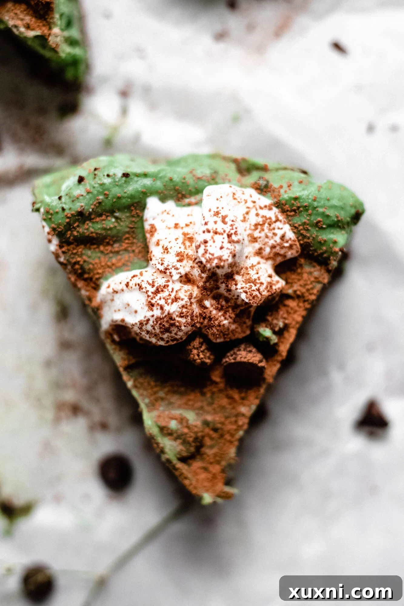 slice of grasshopper pie