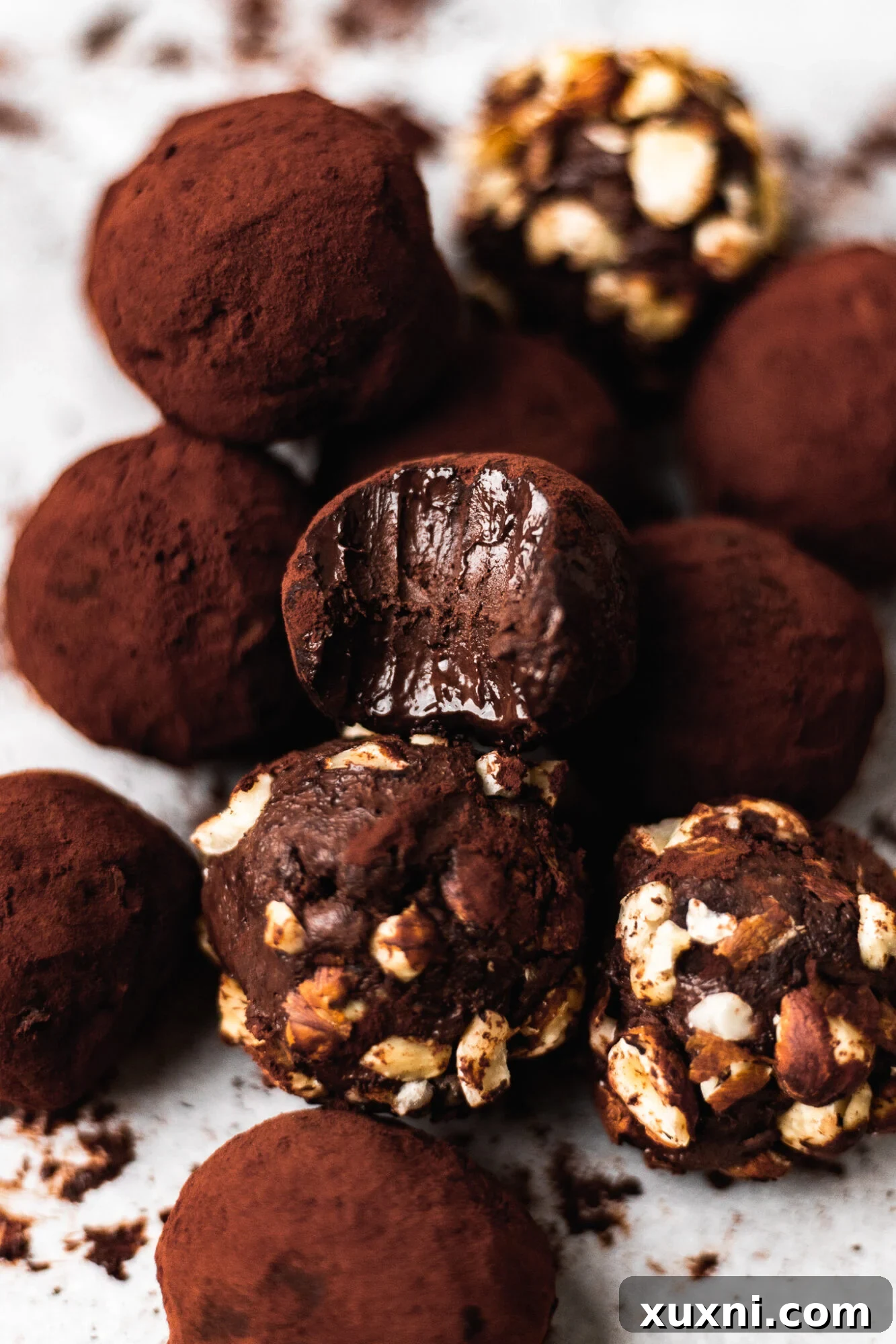 vegan chocolate truffles