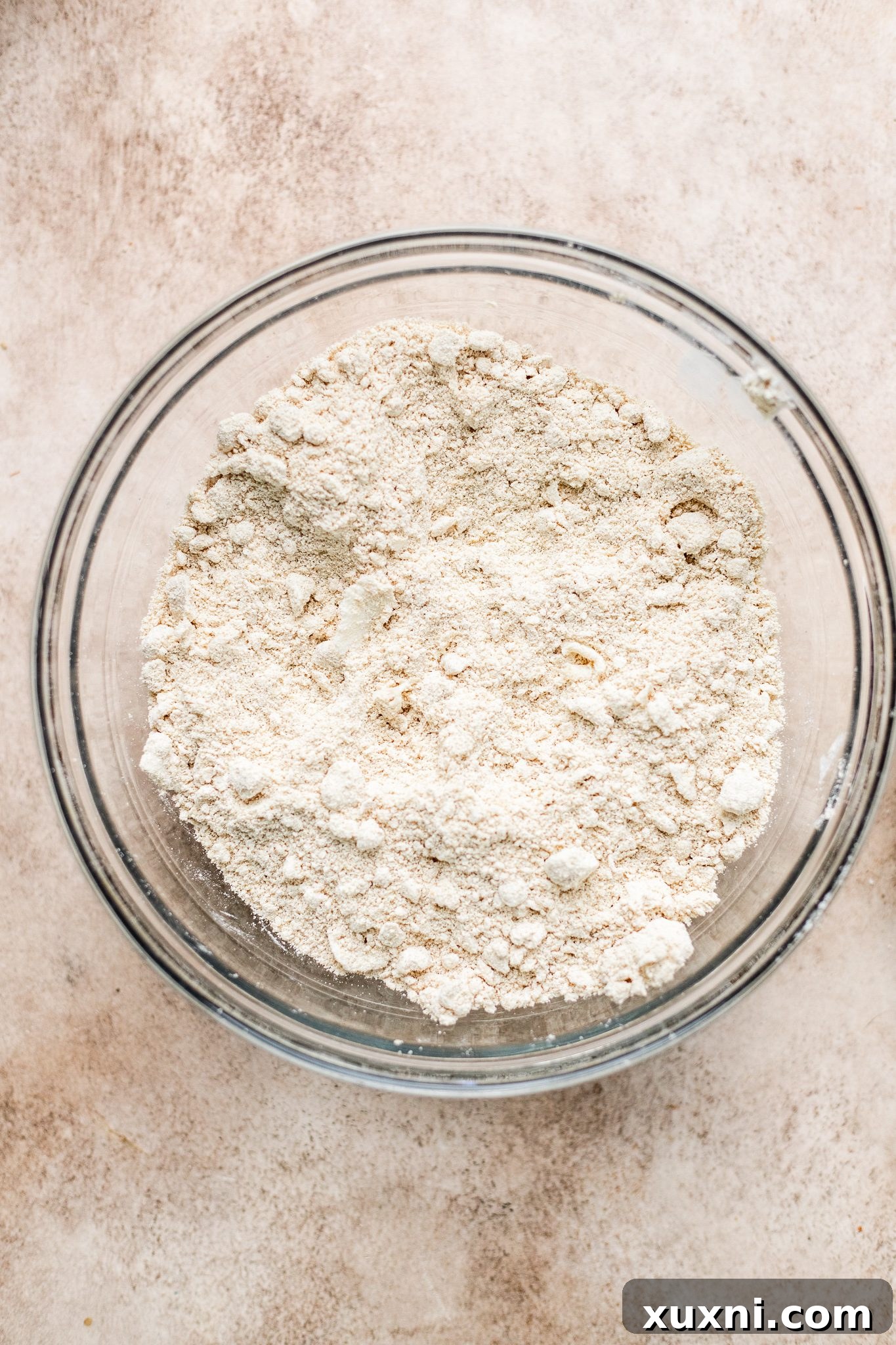 Ultimate Vegan Gluten-Free Chocolate Chip Scones 5 Whisking dry ingredients for vegan chocolate chip scones