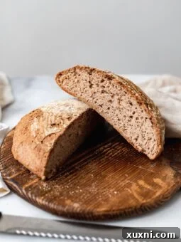 sliced open vegan gluten free bread