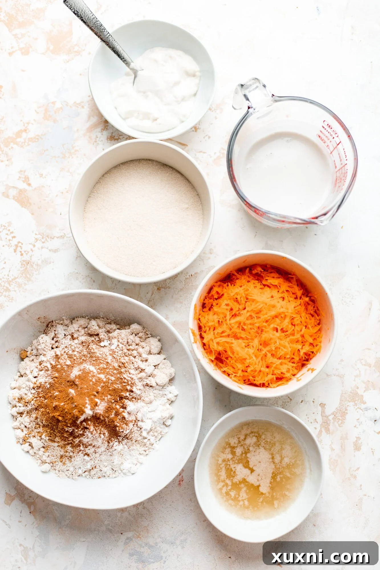 Irresistible Vegan Gluten Free Carrot Cake Bars 5 carrot cake bar ingredients