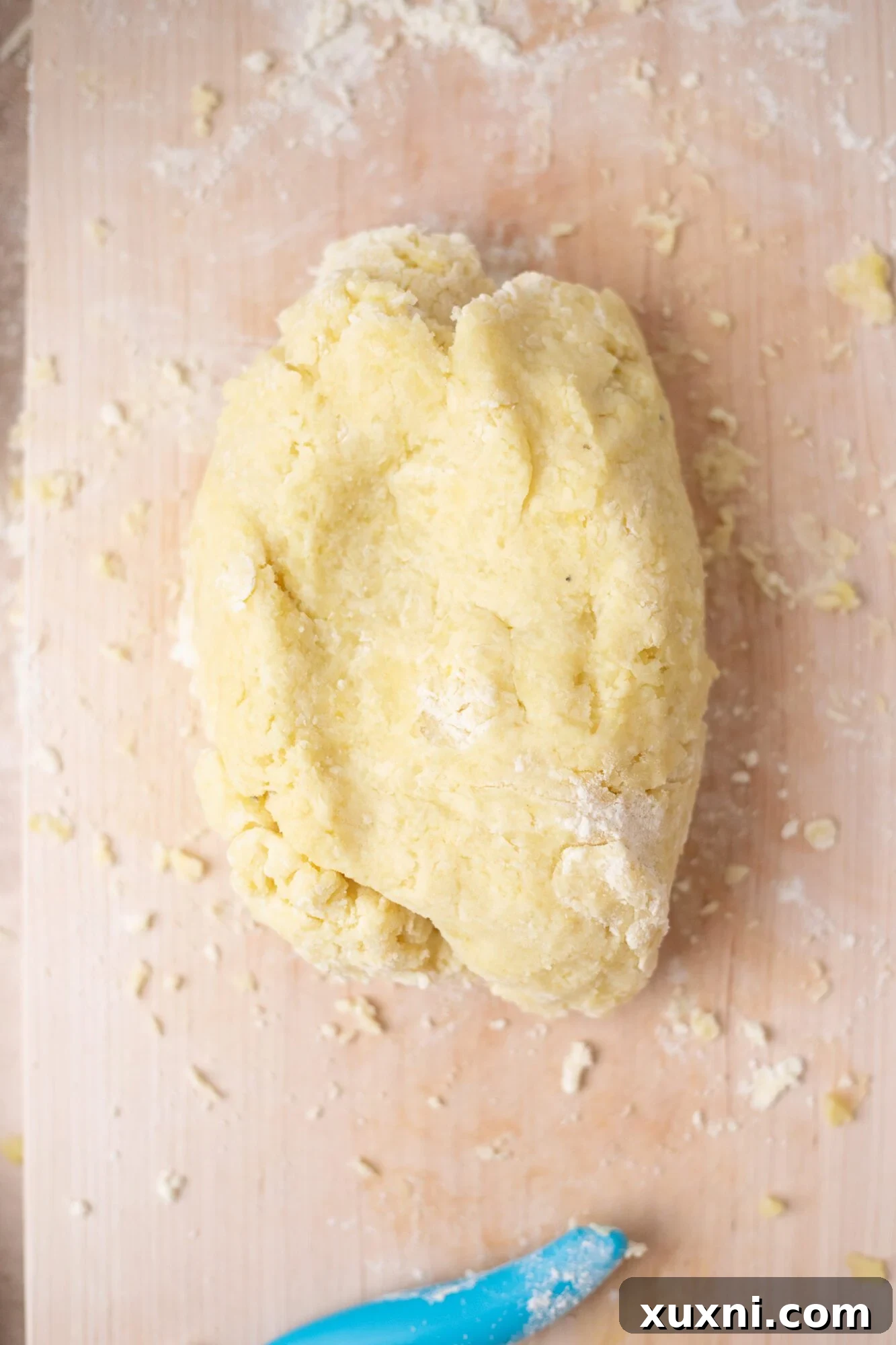 kneading gnocchi dough