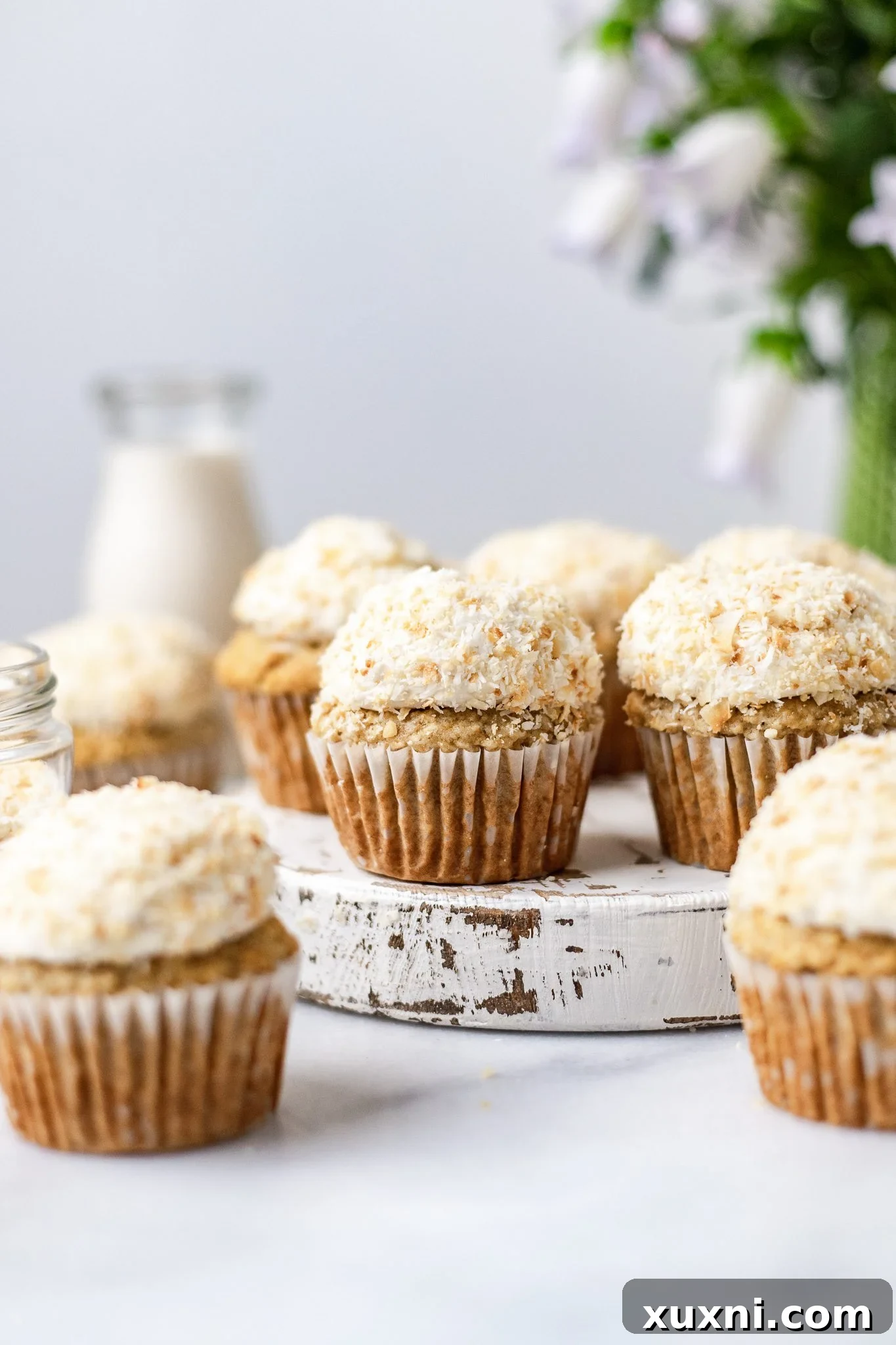 Decadent Vegan Coconut Cupcakes Gluten Free Adaptable 11 vegan coconut cupcakes frosting