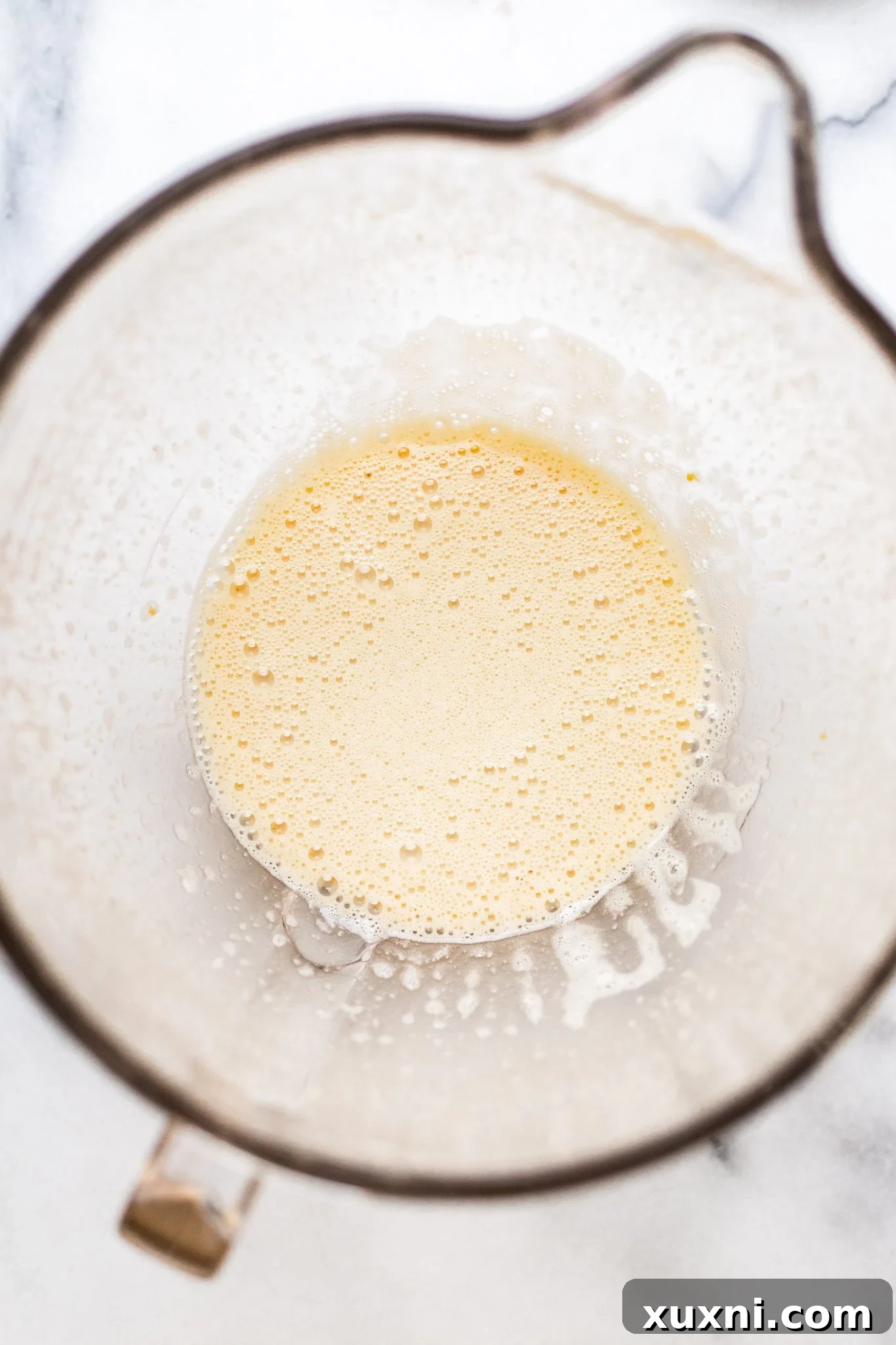 how to make madeleines - mixing wet ingredients