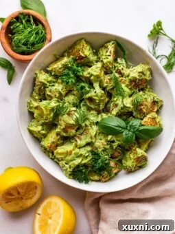 Easy & Simple Vegan Herbed Potato Salad (Healthy + Dairy Free!)