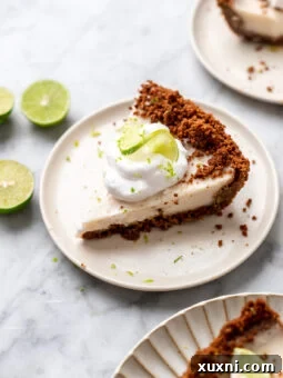 slices of vegan key lime pie