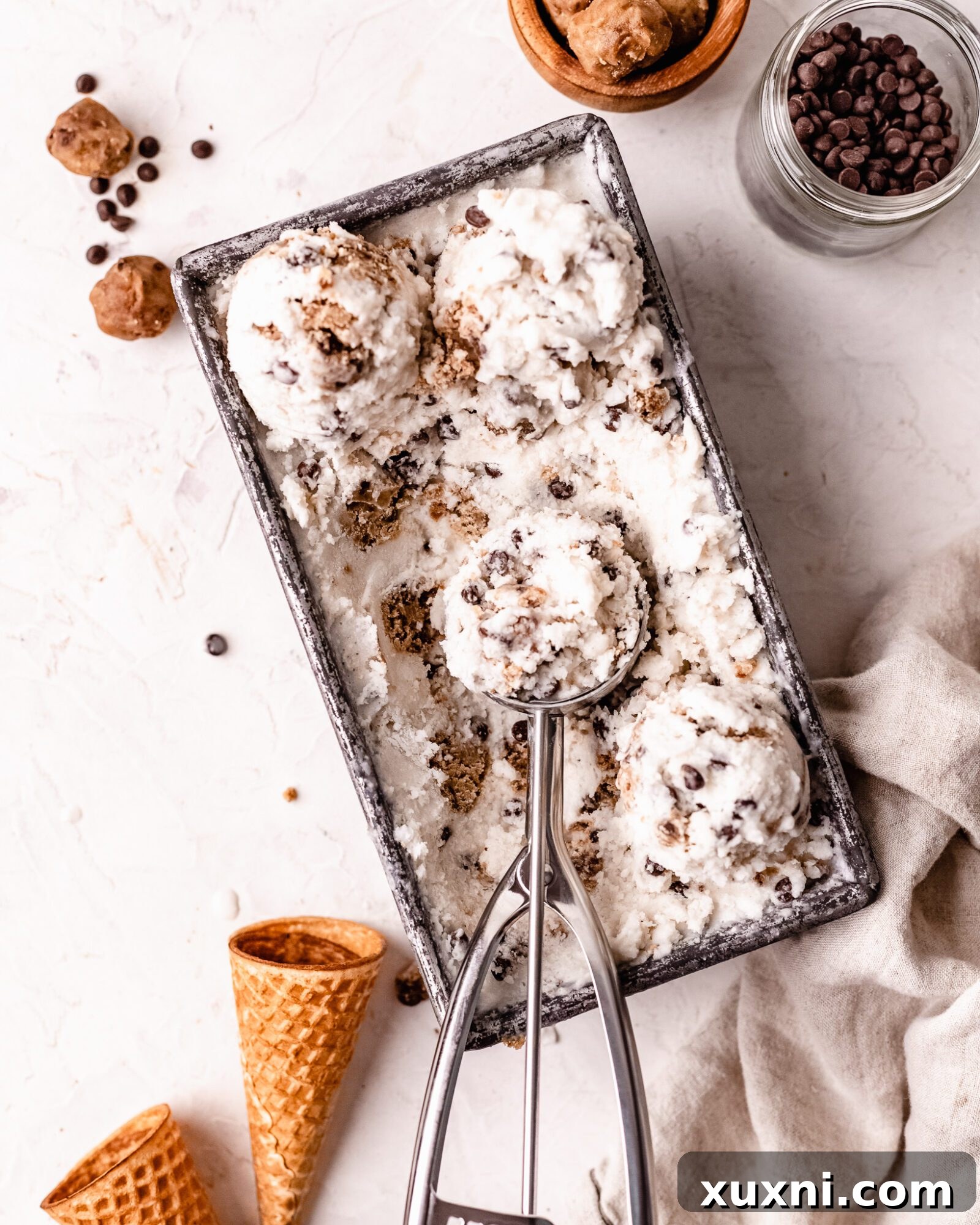 Best Vegan Cookie Dough Ice Cream Recipe (Gluten Free)