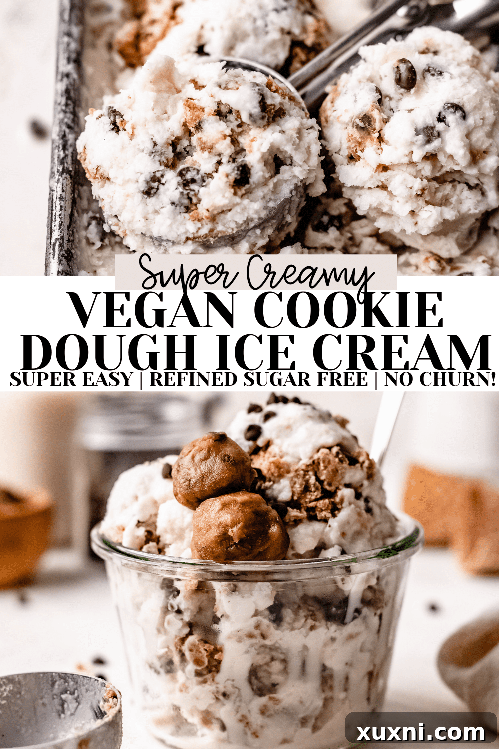 Best Vegan Cookie Dough Ice Cream Recipe (Gluten Free)
