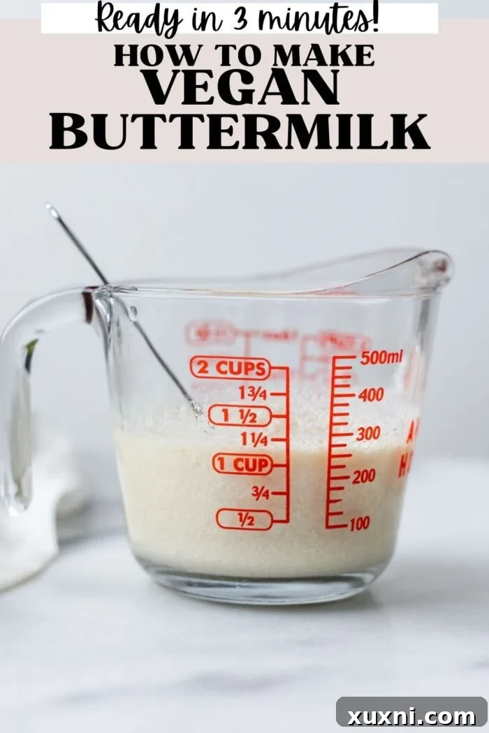 vegan buttermilk pinterest pin