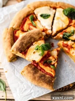 Slice of gluten free pizza