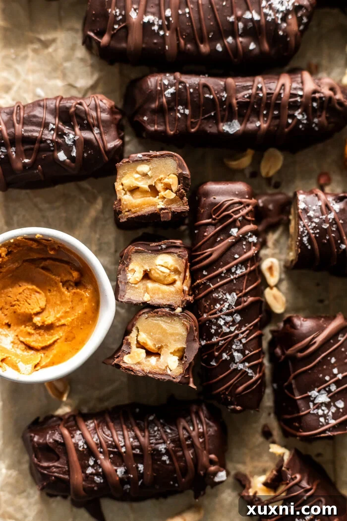 close up of snickers bars