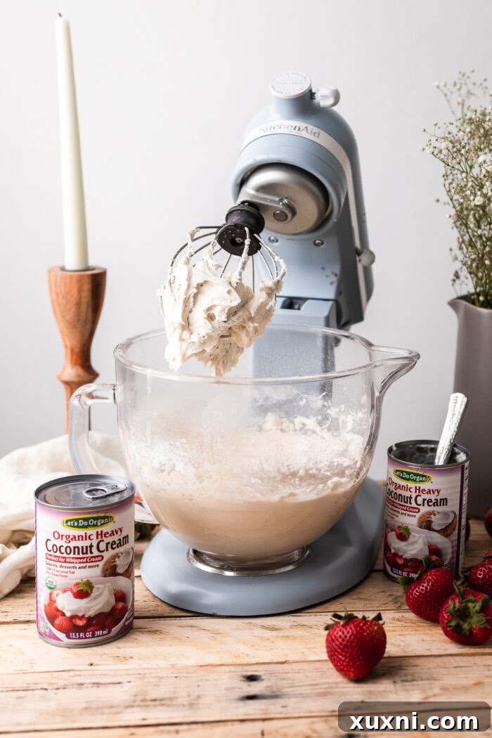 coconut whipped cream