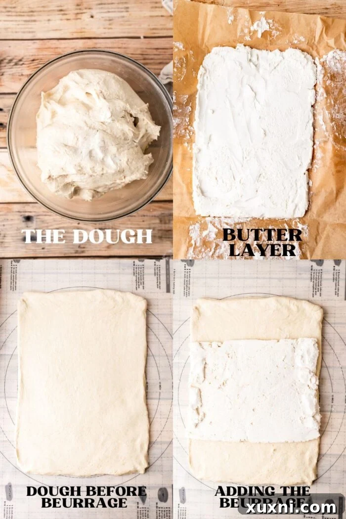 how to make vegan croissant dough overview