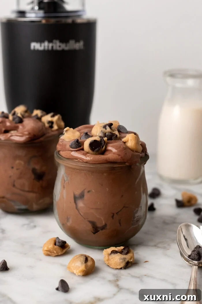 blended cookie dough ice cream