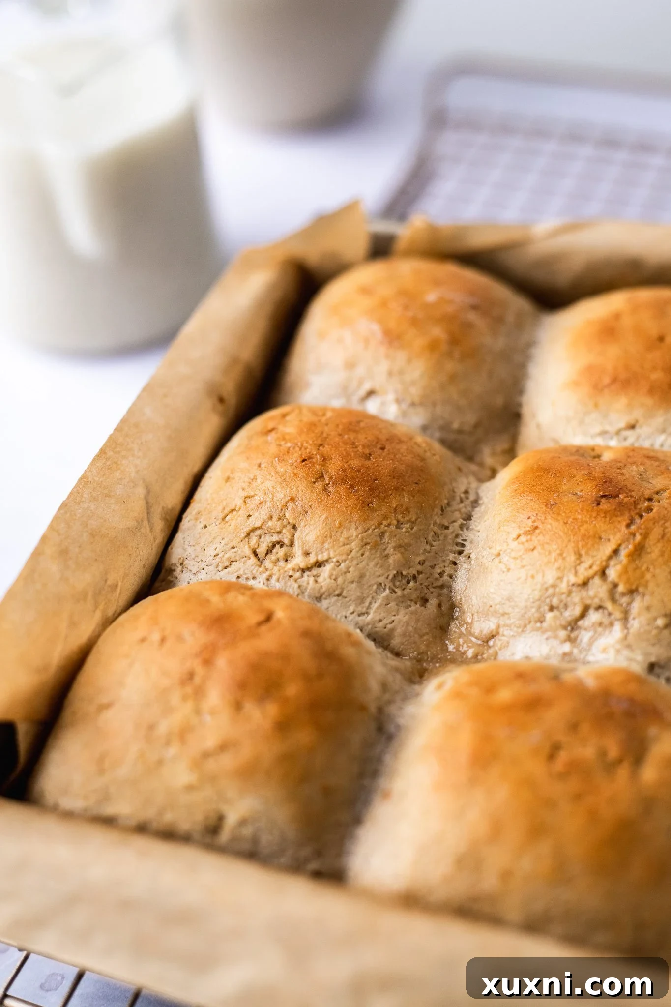 Pillowy Soft Gluten-Free Vegan Dinner Rolls, Made Easy 11 baked dinner rolls