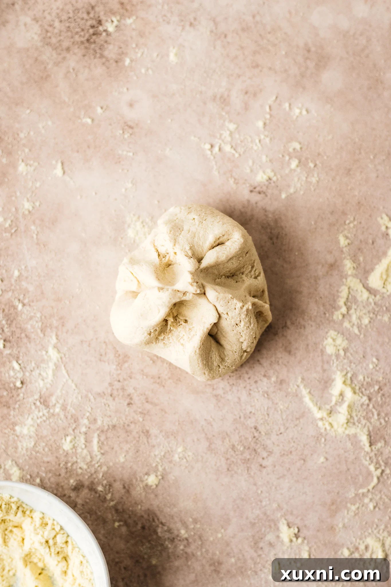 detailed steps on how to shape burger buns