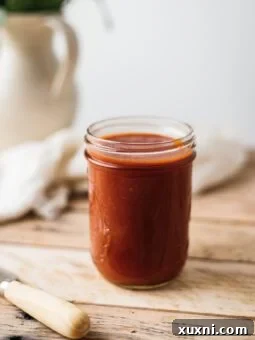 jar of vegan bbq sauce