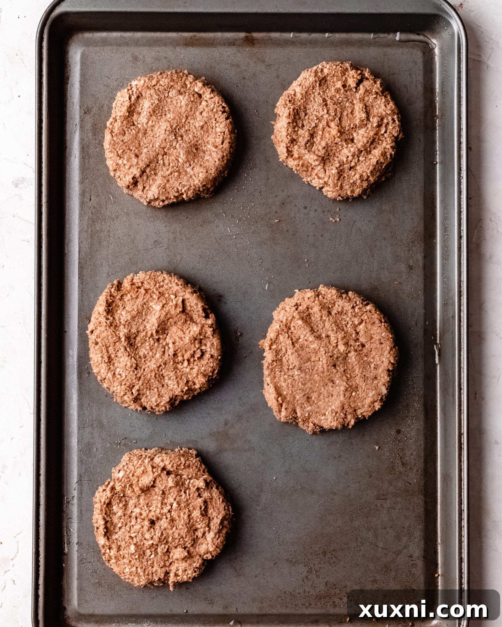 veggie burgers before cooking