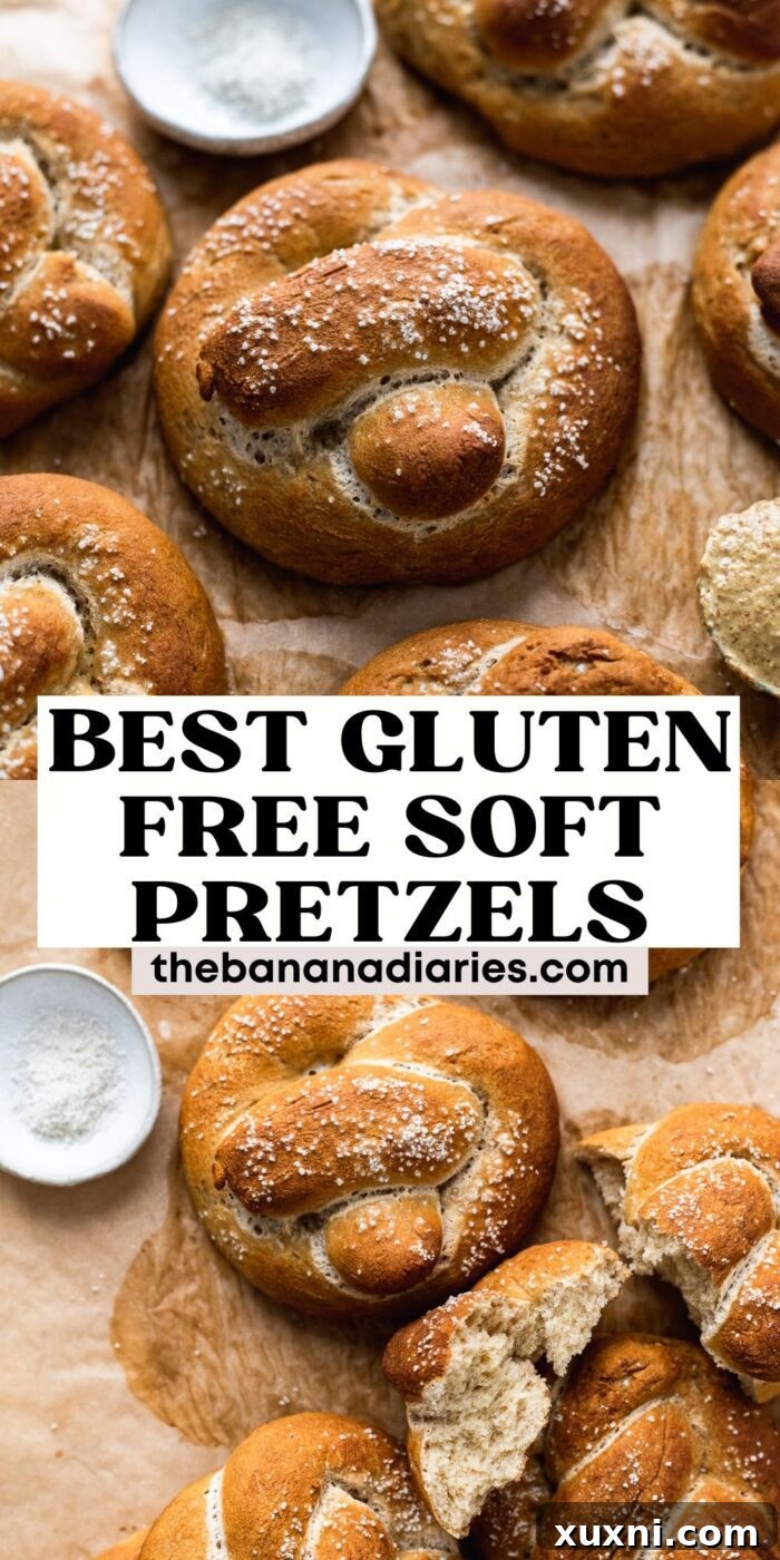 Pillowy Soft Gluten Free Vegan Pretzels 10 gluten free pretzel Pinterest pin