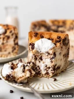 sliced cannoli cheesecake