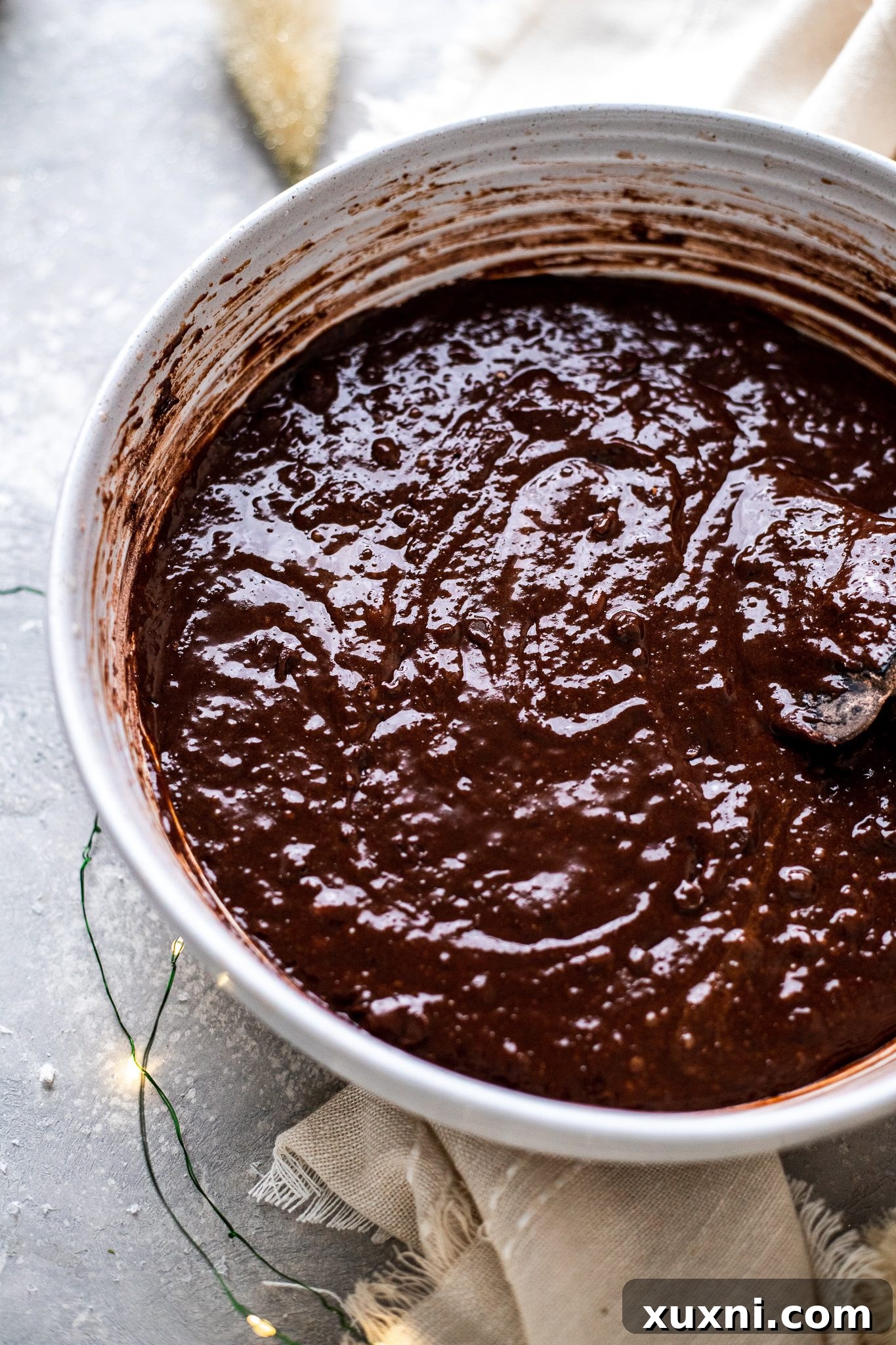 vegan brownie batter