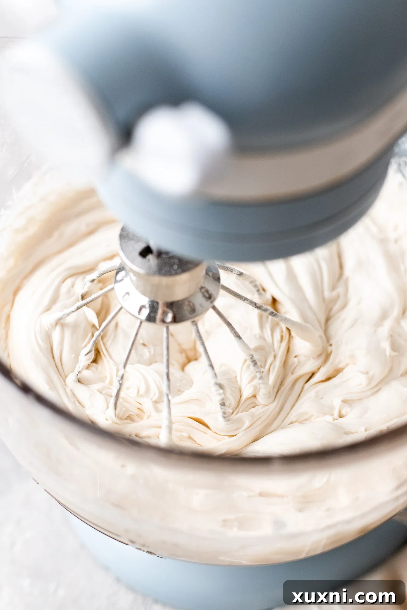 Mastering Pipeable Vegan Cream Cheese Frosting 5 creaming vegan butter and cream cheese for frosting