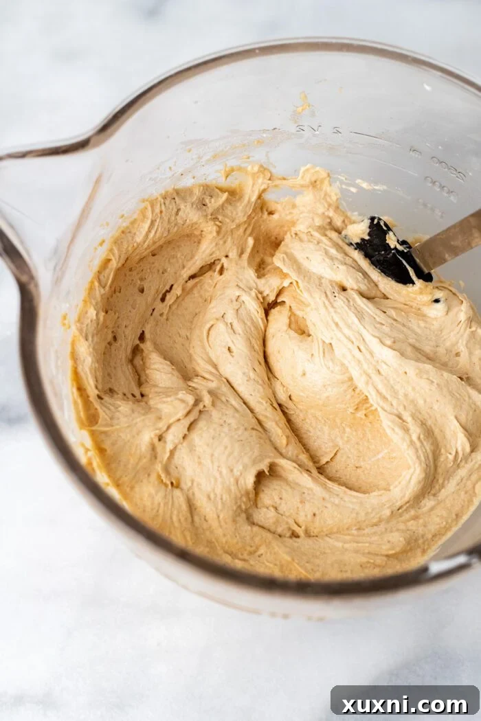 Foolproof Ultra Creamy Vegan Peanut Butter Frosting 2 bowl of super creamy vegan peanut butter frosting