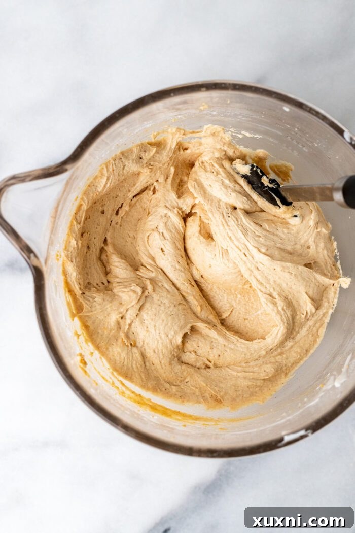 Foolproof Ultra Creamy Vegan Peanut Butter Frosting 8 finished vegan peanut butter frosting