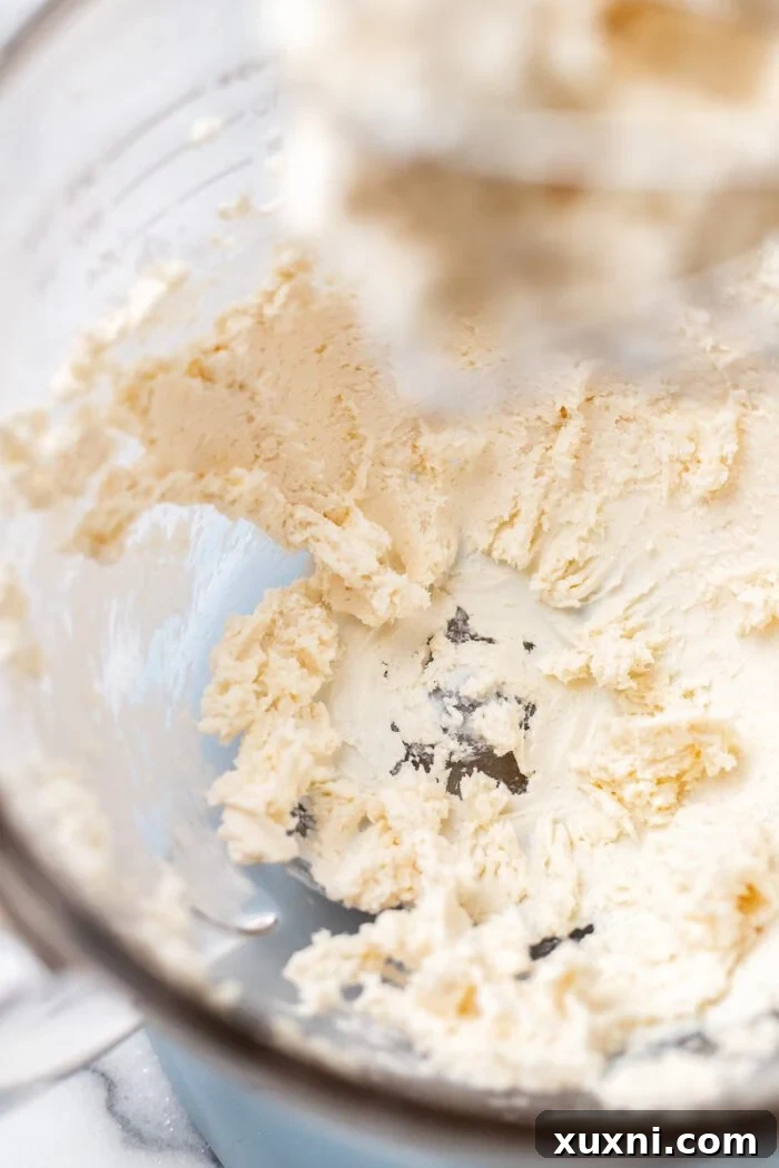 creamed vegan butter in a bowl