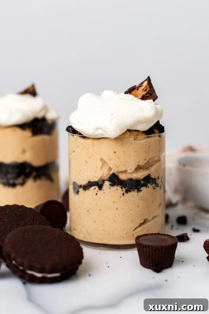 fluffy peanut butter mouse in a jar