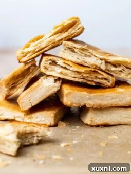 gluten free puff pastry stacked