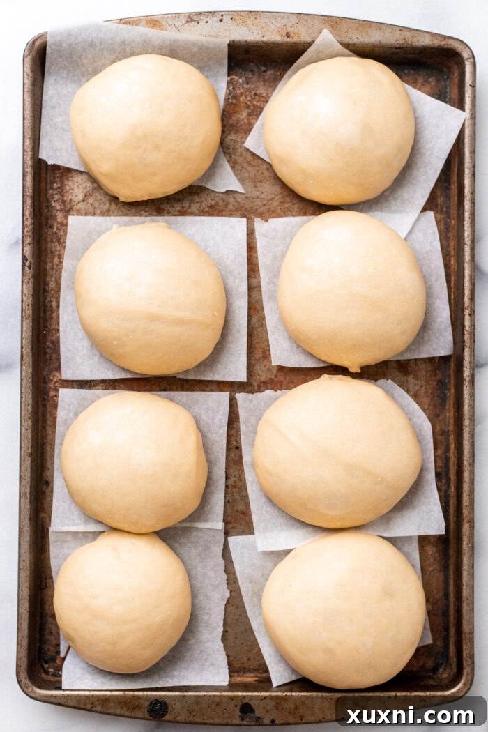 doughnuts after rising