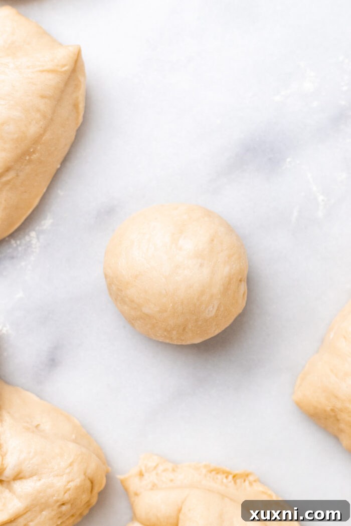 how to shape doughnut dough into doughnut balls
