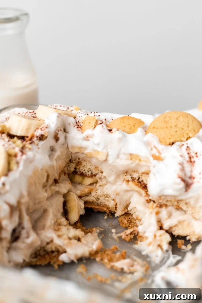 sliced vegan tiramisu in a glass container