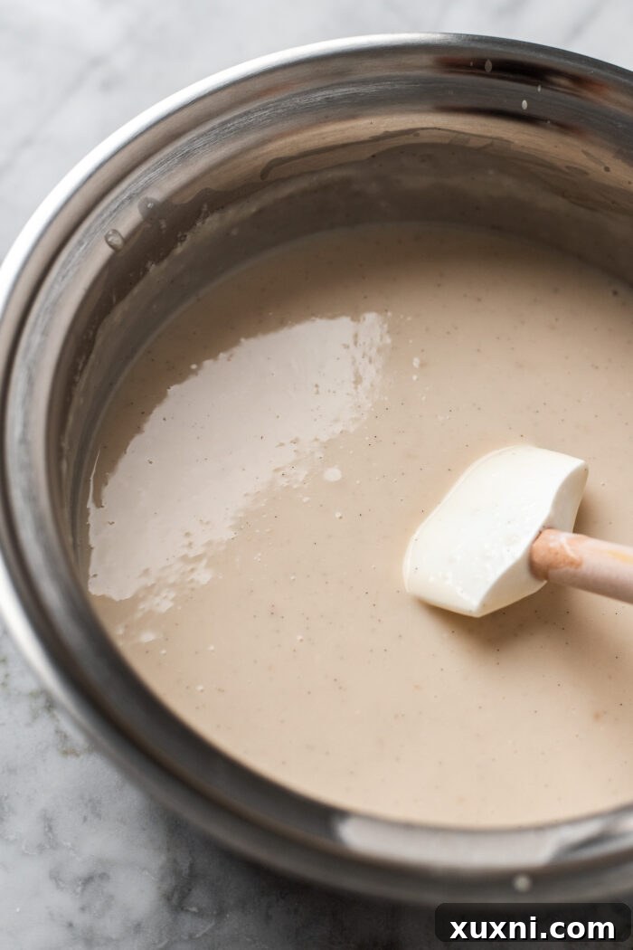 cooked vegan vanilla pudding