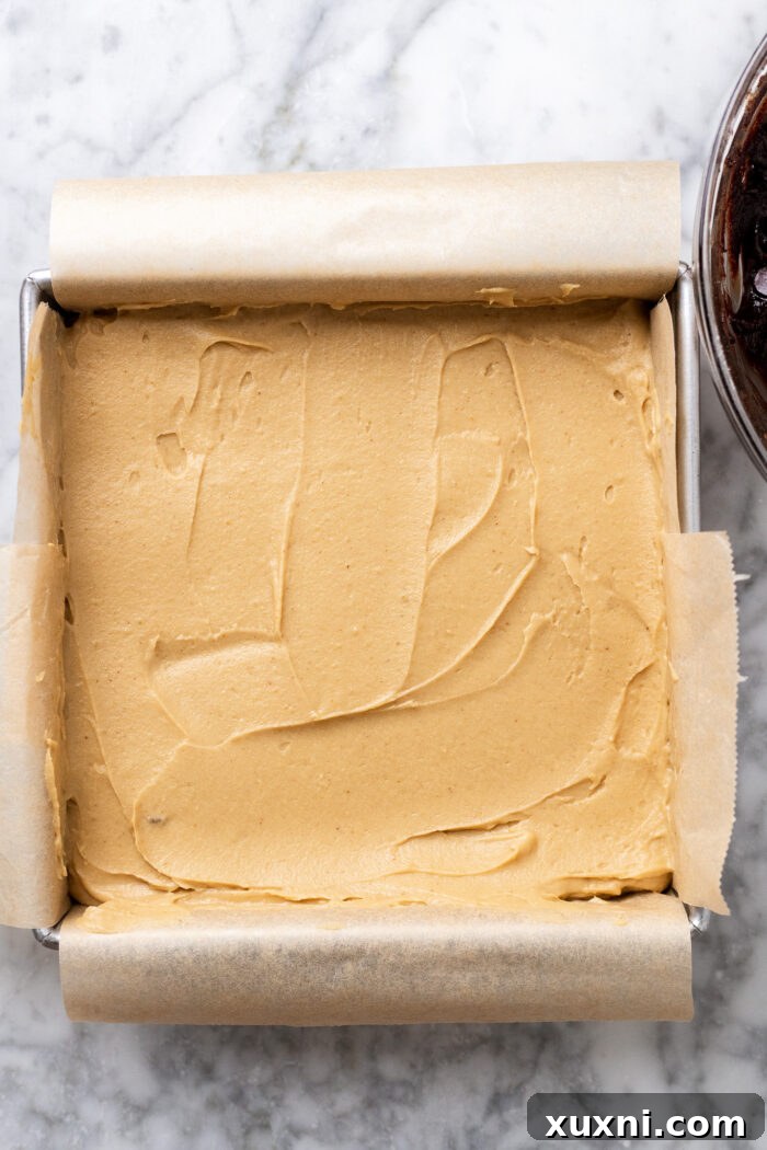 ice cream spread on top of cookie dough