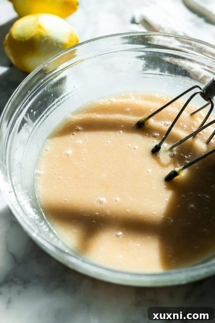 make the lemon brownies