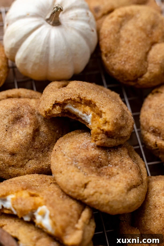baked vegan pumpkin cheesecake cookies