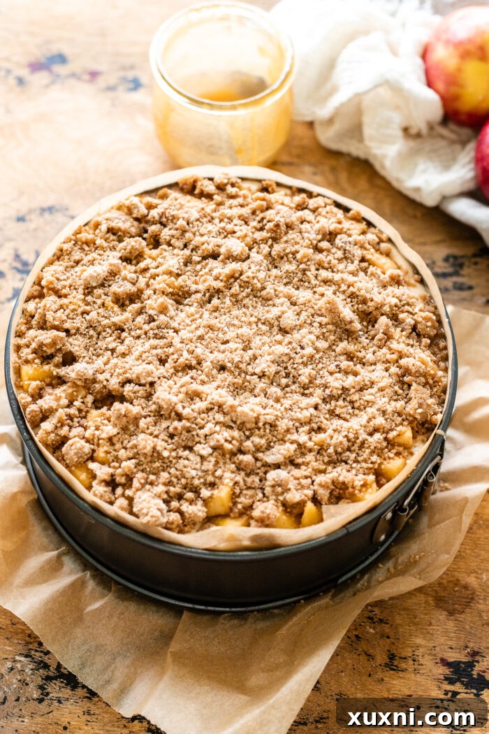 cheesecake before baking