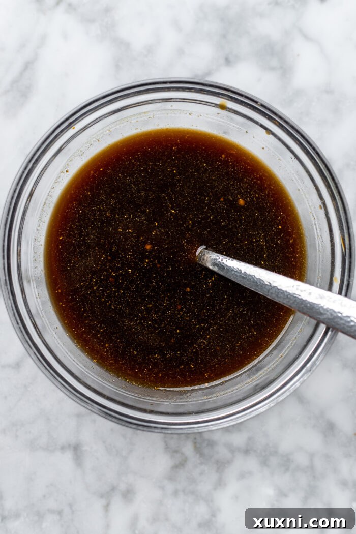 teriyaki sauce in a bowl