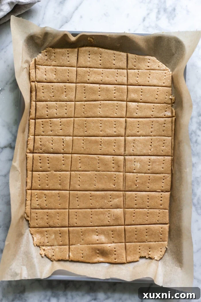 graham crackers before baking