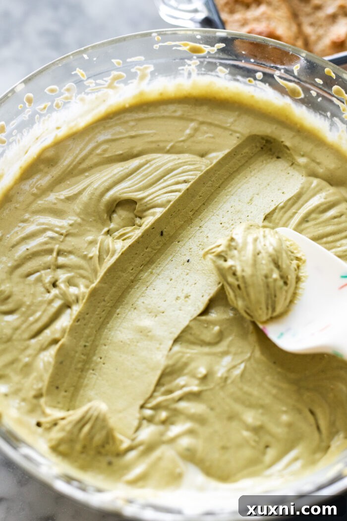 bowl of pistachio mscarpone