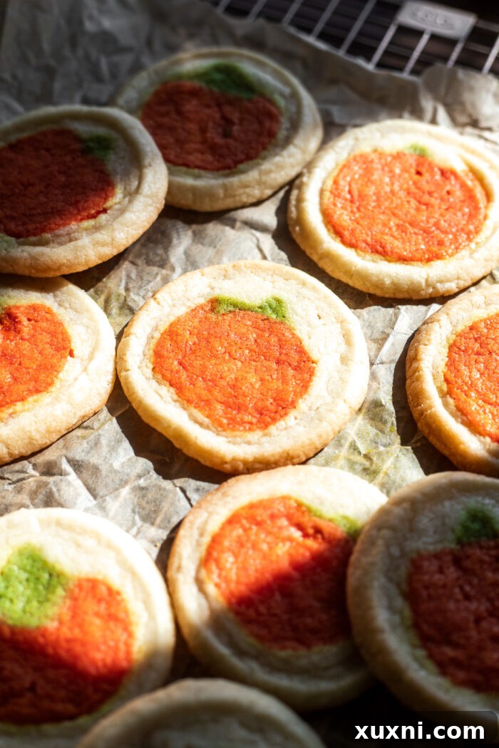 baked pumpkin sugar cookies