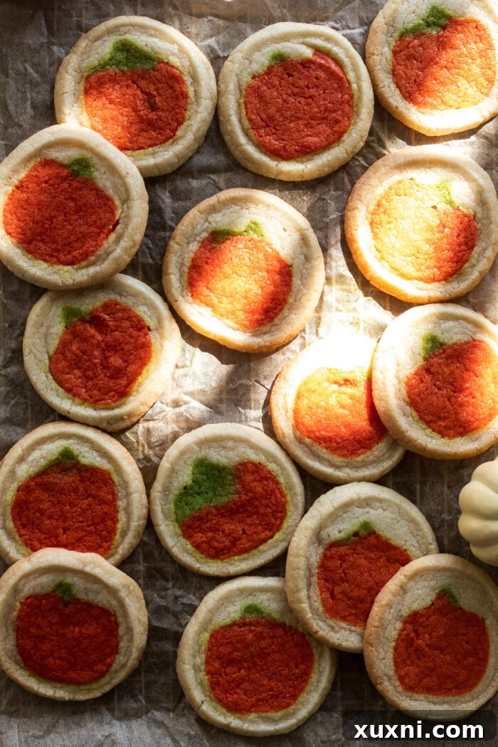 baked pumpkin sugar cookies