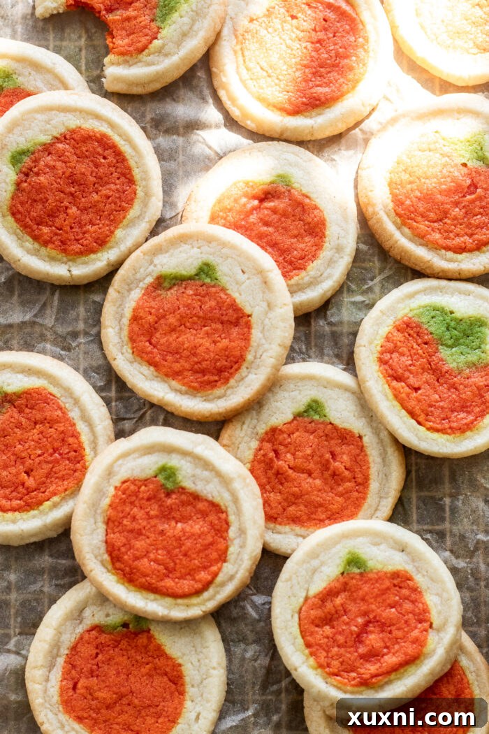 baked pumpkin sugar cookies