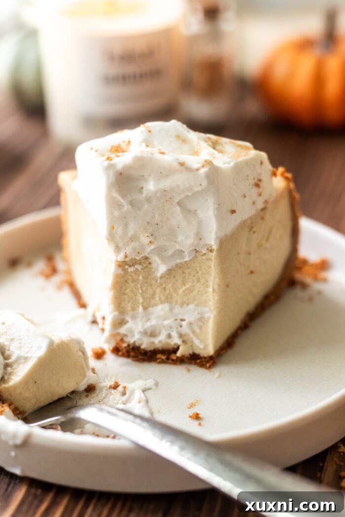 bitten slice of vegan mascarpone cheesecake with creamy filling