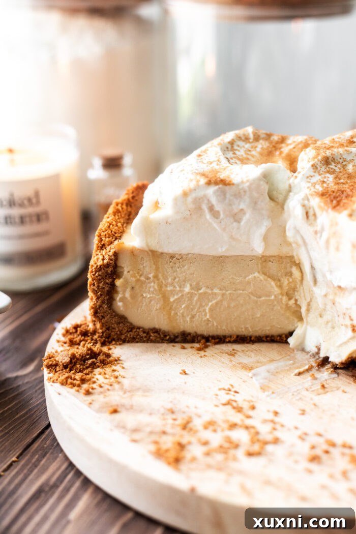 close-up of a creamy vegan cheesecake slice
