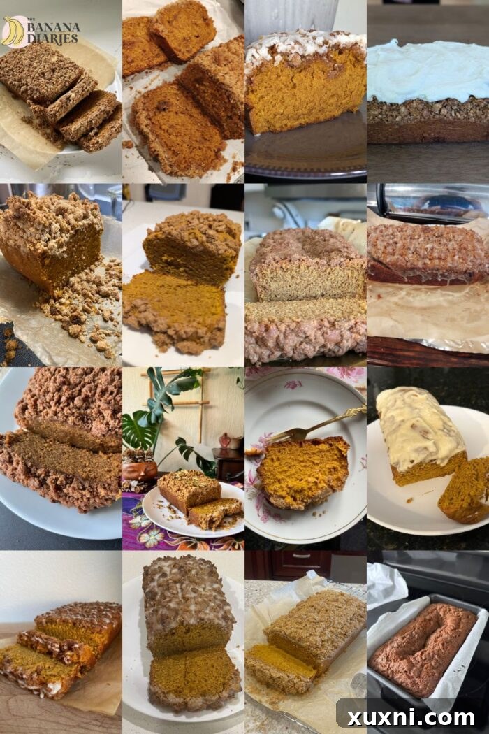 A whole vegan pumpkin bread loaf on a cooling rack